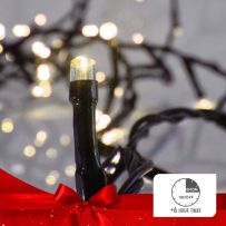Χριστουγεννιάτικα Λαμπάκια LED Σταθερά Αναμμένα με Χρονοδιακόπτη