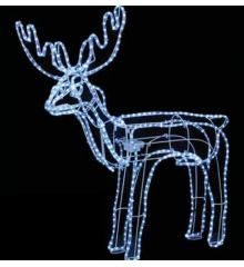 Χριστουγεννιάτικο Φωτιζόμενο Ελάφι LED με Κίνηση (1,2m)