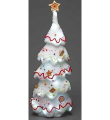 Χριστουγεννιάτικο Επιτραπέζιο Φελιζόλ  Στολίδι Δέντρο με Φως Πολύχρωμο (120 εκ.