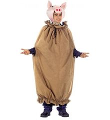 Αποκριάτικη Στολή Γουρούνι σε Σακί