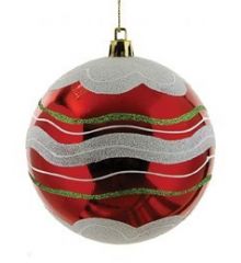 Χριστουγεννιάτικη Μπάλα Δέντρου - 8 cm