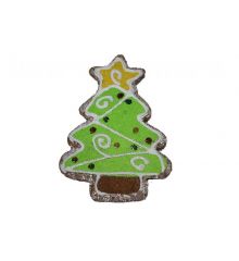 Χριστουγεννιάτικο Κρεμαστό Ζαχαρωτό Στολίδι Φελιζόλ Δεντράκι Πολύχρωμο (15cm)