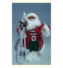 Χριστουγεννιάτικος Διακοσμητικός Πλαστικός Άγιος Βασίλης Κόκκινος (45cm)
