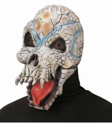 Αποκριάτικο Αξεσουάρ Μάσκα Latex Reptile Skull