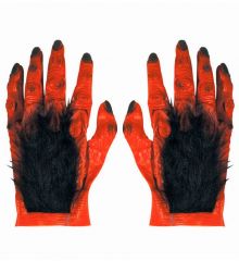 Αποκριάτικο Αξεσουάρ Γάντια Latex Διαβόλου