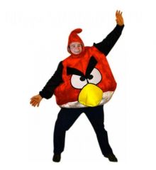 Αποκριάτικη Στολή Angry Bird Κόκκινο Ενηλίκων