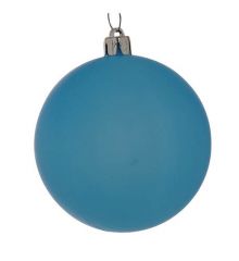 Χριστουγεννιάτικη Μπάλα Μπλε - Νέον, 8εκ