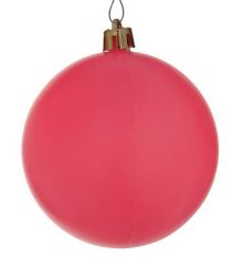 Χριστουγεννιάτικη Μπάλα Ροζ - Νέον (10cm)