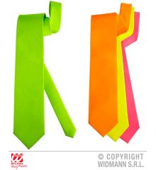 Αποκριάτικο Αξεσουάρ Σατέν Φωσφοριζέ Γραβάτα (4 Χρώματα)