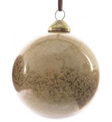Χριστουγεννιάτικη Μπάλα Γυάλινη, με Στρας στο Εσωτερικό (8cm)