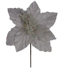 Χριστουγεννιάτικο Λουλούδι Αλεξανδρινό, Λευκό (20cm)