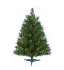 Χριστουγεννιάτικο Επιτραπέζιο Δέντρο TIFFANY με Κουκουνάρια (90cm)