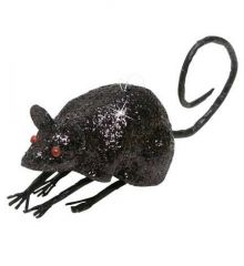 Αποκριάτικο Αξεσουάρ Μαύρο Ποντικάκι (8cm)