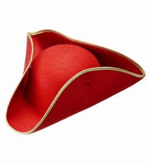 Αποκριάτικο Αξεσουάρ Κόκκινο Καπέλο Εποχής