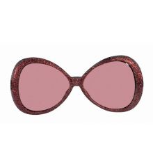 Αποκριάτικο Αξεσουάρ Γυαλιά Glitter Fashion Κόκκινο