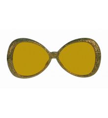 Αποκριάτικο Αξεσουάρ Γυαλιά Glitter Fashion Χρυσό