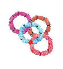 Αποκριάτικο Αξεσουάρ Κολιέ με Λουλούδια Χαβανέζας (4 Χρώματα)