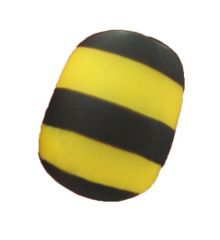 Αποκριάτικο Αξεσουάρ Σετ Νυχιών Μέλισσας  Μαύρο - Κίτρινο