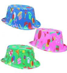 Αποκριάτικο Αξεσουάρ Πλαστικό Καπέλο (3 χρώματα)