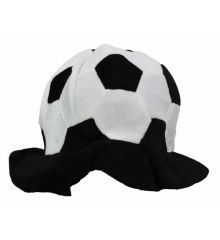 Αποκριάτικο Αξεσουάρ Ασπρόμαυρο Καπέλο σε Σχήμα Μπάλας Ποδοσφαίρου
