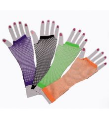 Αποκριάτικο Αξεσουάρ Γάντια Διχτυωτά, Μακριά (4 χρώματα)