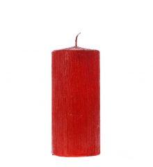 Χριστουγεννιάτικο Διακοσμητικό Κερί Κόκκινο (12cm)