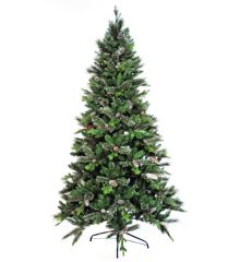 Χριστουγεννιάτικο Παραδοσιακό Δέντρο GENOVA με Κουκουνάρια (2,1m)
