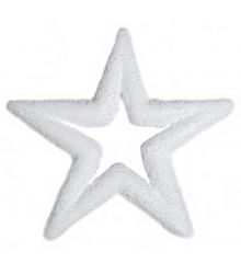 Χριστουγεννιάτικα Αστέρια Λευκά - Σετ 2 τεμ. (12cm)