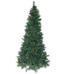 Χριστουγεννιάτικο Παραδοσιακό Δέντρο SΜΟΚΥ με Κουκουνάρια (1,8m)