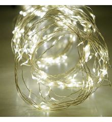 100 Λευκά Θερμά Φωτάκια LED Copper, Χταπόδι (10*1m)
