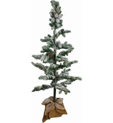 Χριστουγεννιάτικο Δέντρο Χιονισμένο με Σακί (1m)