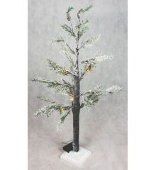 Χριστουγεννιάτικο Φωτιζόμενο Δέντρο Χιονισμένο με LED (90cm)