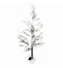 Χριστουγεννιάτικο Φωτιζόμενο Δέντρο Χιονισμένο με LED (1,3m)