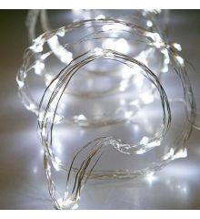 300 Λευκά Ψυχρά Φωτάκια LED Copper Εξωτερικού Χώρου, Χταπόδι (10*3m)