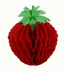 Αποκριάτικο Αξεσουάρ Κρεμαστή Μεγάλη Φράουλα 3D