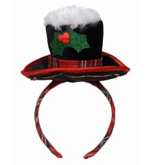 Χριστουγεννιάτικη Στέκα Καπέλο Χιονανθρώπου (23cm)