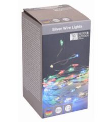 80 Πολύχρωμα Φωτάκια LED Copper Εξωτερικού Χώρου (8m)