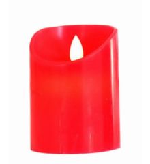 Χριστουγεννιάτικο Διακοσμητικό Κερί, Κόκκινο με LED (10cm)
