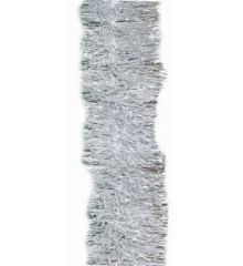 Χριστουγεννιάτικη Διακοσμητική Γιρλάντα Ασημί Μεταλιζέ (250cm)