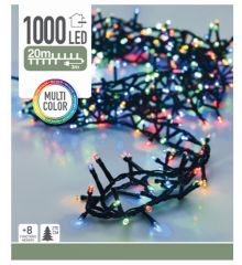 1000 Πολύχρωμα Φωτάκια LED Snake Εξωτερικού Χώρου, με 8 Προγράμματα 31V (20m)
