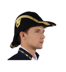 Αποκριάτικο Αξεσουάρ Καπέλο Ναύαρχος Bicorne