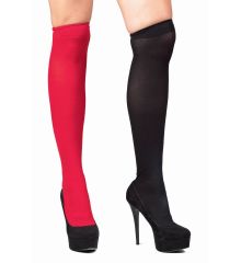 Αποκριάτικο Αξεσουάρ Κάλτσες Ψηλές Μαύρο-Κόκκινο