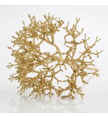 Χριστουγεννιάτικο Διακοσμητικό Κλαδί Κοράλλι Χρυσό (49cm)
