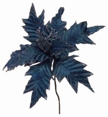 Χριστουγεννιάτικο Λουλούδι Μπλε Αλεξανδρινό (25cm)