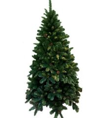Χριστουγεννιάτικο Παραδοσιακό Δέντρο FOREST PINE με Κουκουνάρια (2,1m)