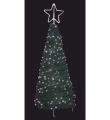 Χριστουγεννιάτικο Δέντρο Πλατείας από Μοκέτα με LED (2.7m)