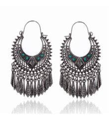 Αποκριάτικο Αξεσουάρ Σκουλαρίκια Boho Ethnic Earring - Σετ 2 τεμ.