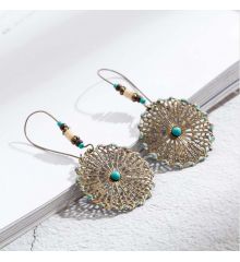 Αποκριάτικο Αξεσουάρ Σκουλαρίκια Bohemian Vintage Earring - Σετ 2 τεμ.