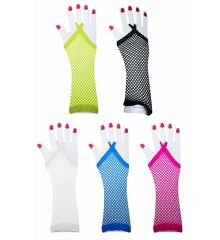 Αποκριάτικο Αξεσουάρ Γάντια Διχτυωτά (5 Χρώματα)