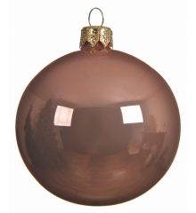 Χριστουγεννιάτικη Μπάλα Γυάλινη Soft Terra Γυαλιστερή (10cm)